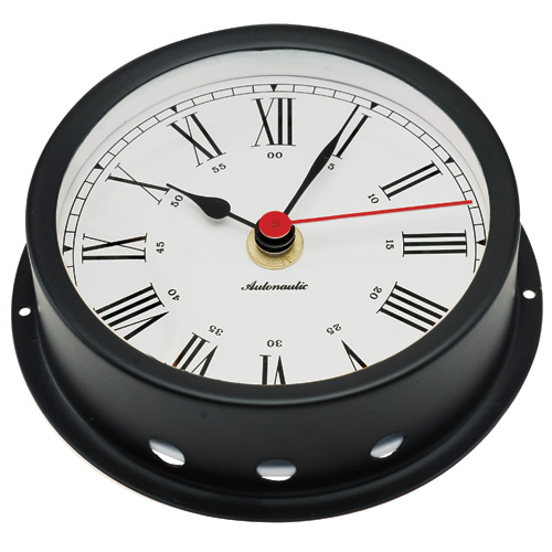 Pacific 120 Clock (Matt Black)