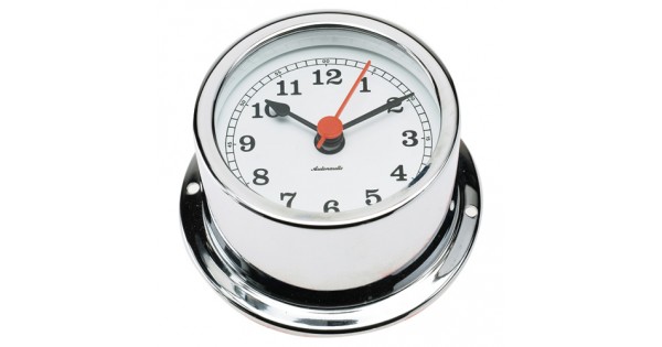 Chrome Quartz Clock (50mm Dial)