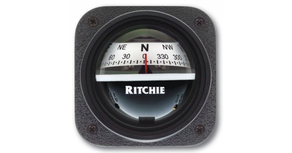 Ritchie Navigation V537W - Explorer Compass Bulkhead Mount Power (White)